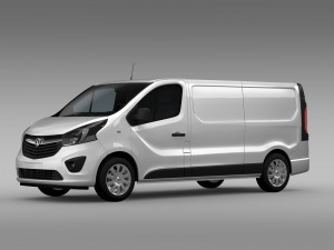 vauxhall vivaro 2015 l2h1 3D Model