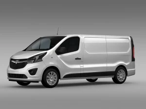 vauxhall vivaro 2015 l2h1 3D Model