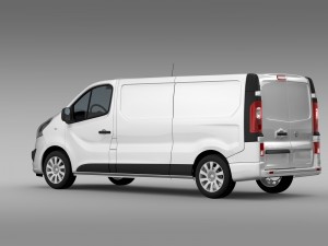 vauxhall vivaro 2015 l2h1 3D Model
