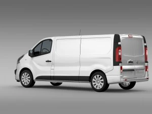 vauxhall vivaro 2015 l2h1 3D Model