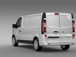vauxhall vivaro 2015 l2h1 3D Model
