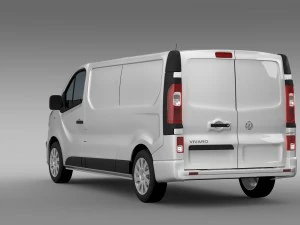 vauxhall vivaro 2015 l2h1 3D Model