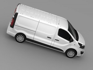 vauxhall vivaro 2015 l2h1 3D Model
