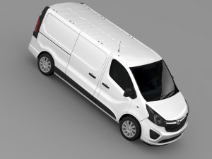 vauxhall vivaro 2015 l2h1 3D Model