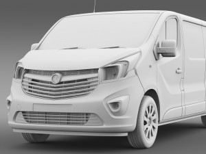 vauxhall vivaro 2015 l2h1 3D Model