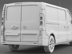 vauxhall vivaro 2015 l2h1 3D Model