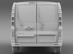 vauxhall vivaro window van 2015 l2h1 3D Model