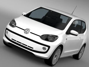 vw at&eacute; 3 portas 2015 Modelo 3D