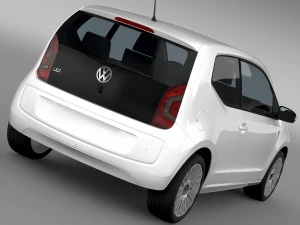 vw up 3 door 2015 3D Model