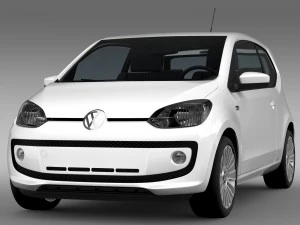 vw up 3 door 2015 3D Model