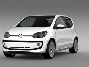 vw up 3 door 2015 Modelo 3D