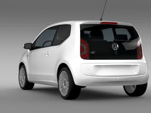 vw up 3 door 2015 3D Model