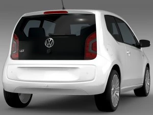 vw up 3 door 2015 3D Model