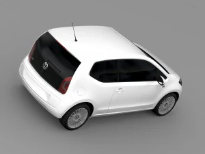 vw up 3 door 2015 3D Model