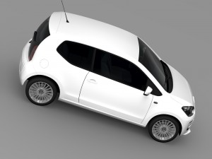 vw up 3 door 2015 Modelo 3D