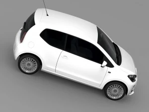 vw up 3 door 2015 3D Model