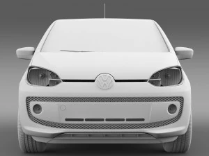 vw up 3 door 2015 3D Model