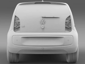 vw up 3 door 2015 3D Model