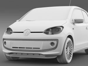 vw up 3 door 2015 3D Model