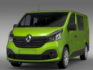 renault trafic combi 2015 3D Model
