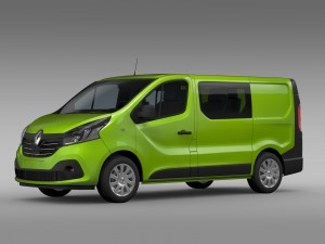 renault trafic combi 2015 3Dモデル