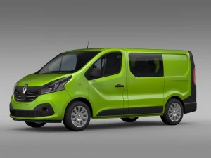 renault trafic combi 2015 3D Model