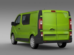 renault trafic combi 2015 3Dモデル