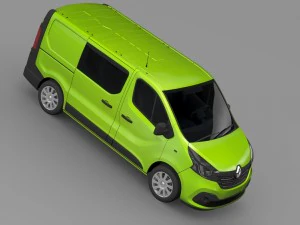 renault trafic combi 2015 3D Model
