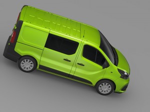 renault trafic combi 2015 3Dモデル