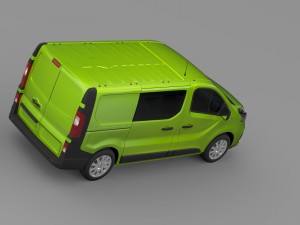 renault trafic combi 2015 3Dモデル