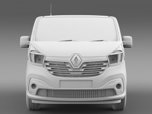 renault trafic combi 2015 3Dモデル