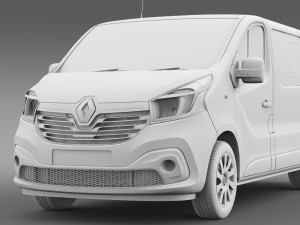 renault trafic combi 2015 3Dモデル