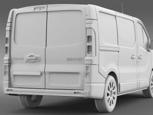 renault trafic combi 2015 3D Model