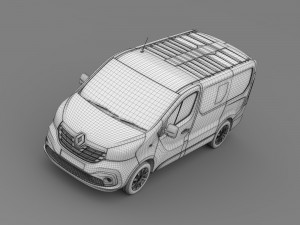 renault trafic combi 2015 3Dモデル