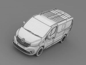 renault trafic combi 2015 3D Model