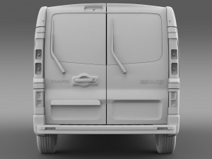 renault trafic minibus 2015 Modello 3D