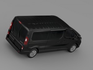 renault trafic minibus l2h1 2015 3D मॉडल
