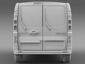 renault trafic minibus l2h1 2015 3D मॉडल