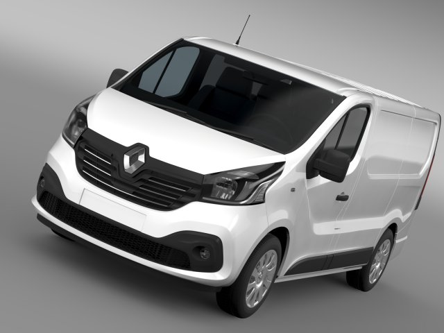 renault trafic van 2015 Modèle 3D .c4d .max .obj .3ds .fbx .stl .blend 