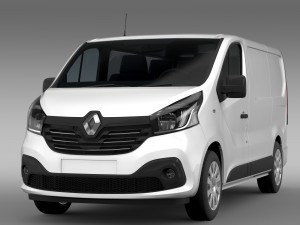 renault trafic van 2015 Modèle 3D