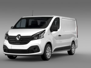 renault trafic van 2015 Modèle 3D
