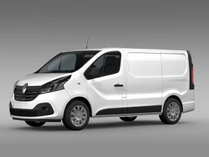 renault trafic van 2015 3D Model