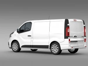renault trafic van 2015 3D Model