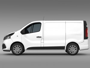 renault trafic van 2015 Modèle 3D