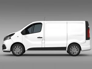 renault trafic van 2015 3D Model