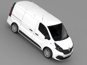 renault trafic van 2015 3D Model