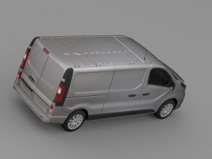 renault trafic van l2h1 2015 Model 3D