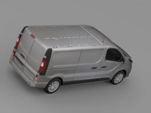 renault trafic van l2h1 2015 3D Model