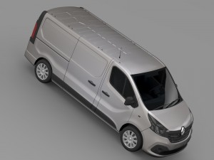 renault trafic van l2h1 2015 Model 3D