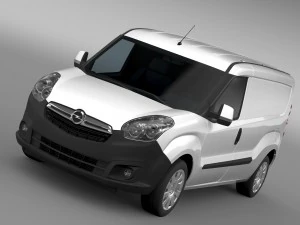 opel combo lwb cargo d 2015 р.в 3D Модель